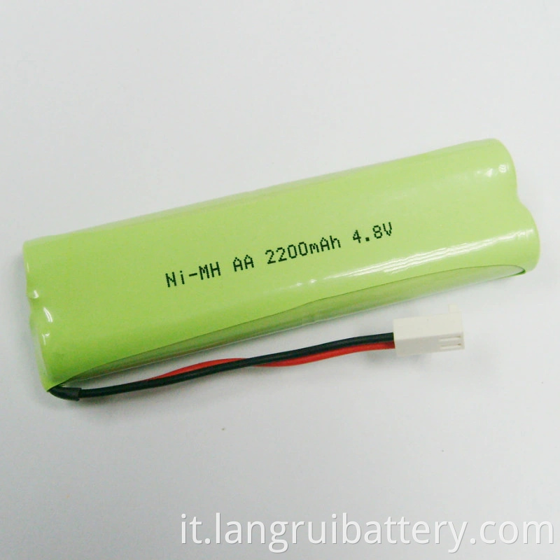 Batteria Ni-MH AAA 2.4V 600MAH Batteria 2 in serie